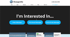 Desktop Screenshot of orangevillevw.ca