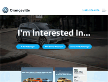 Tablet Screenshot of orangevillevw.ca
